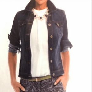 Cabi Jeans Womans Size M Jean Jacket With Pockets